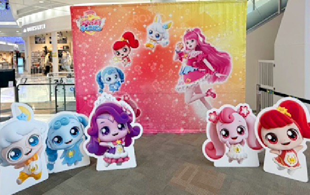 バックパネルとキャラクター